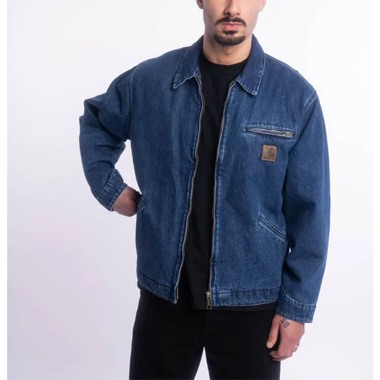 Carhartt WIP Denim Jackets Unisex Blue-2