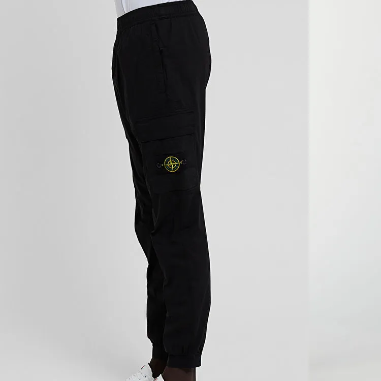 STONE ISLAND SS22 Casual Pants Men's Black-4
