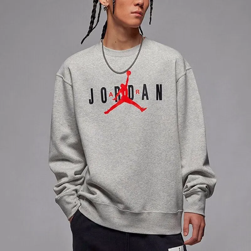 Jordan Air Sweatshirts Men Gray-3