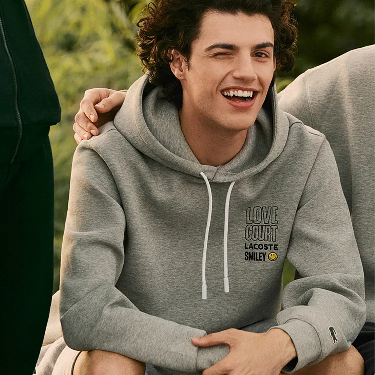 LACOSTE Sweatshirts Unisex Gray-2