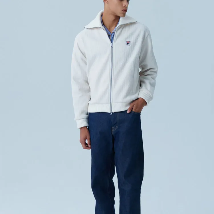 FILA Jackets Unisex Ecru-4