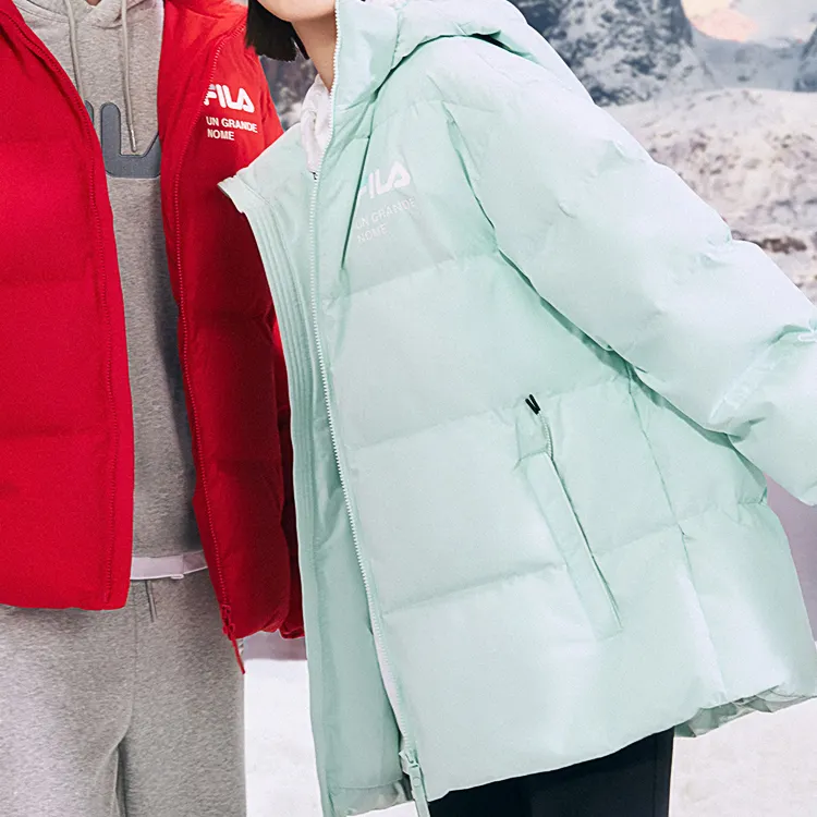 FILA Down Jacket Unisex Nile Green-4