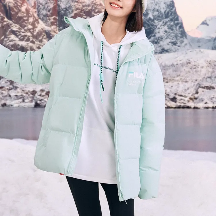 FILA Down Jacket Unisex Nile Green-2