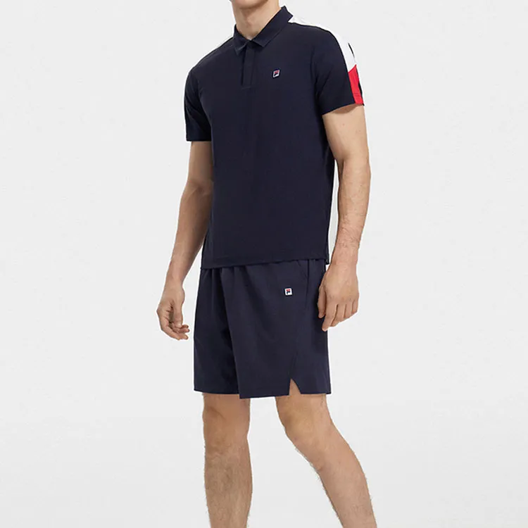 FILA Polo Shirt Men's RD Royal Blue-3