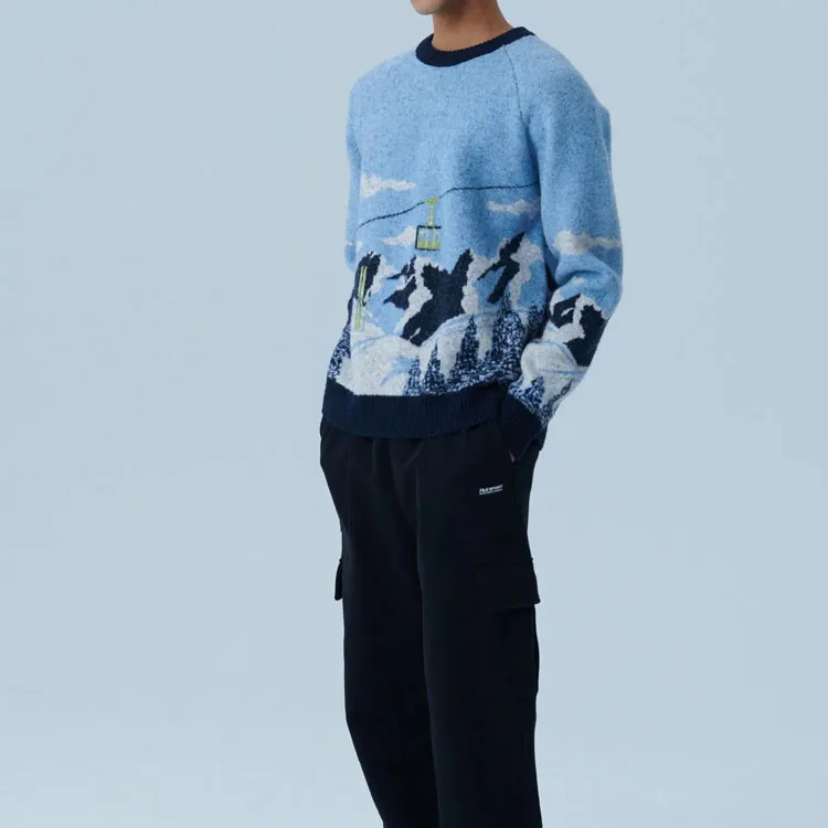 FILA Sweaters Unisex Blue-4