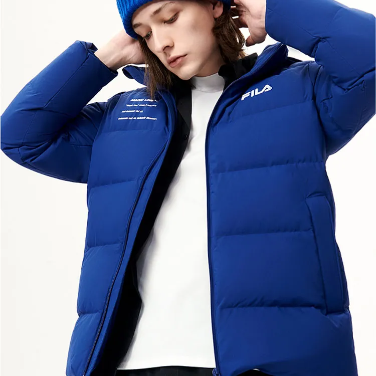 FILA Down Jacket Winter Men's Deep Cobalt Blue-4