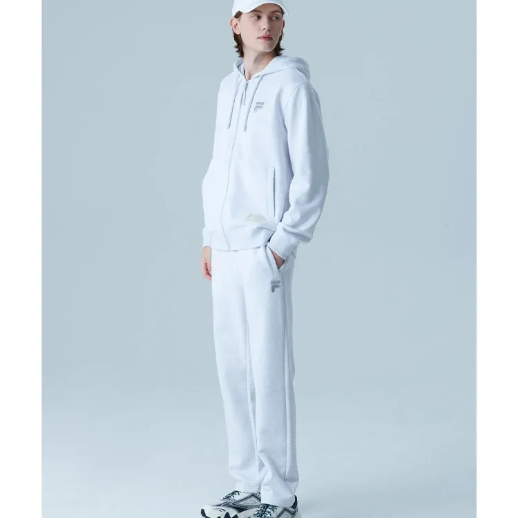 FILA Knitted Sweatpants Unisex White-3