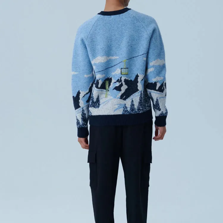 FILA Sweaters Unisex Blue-5