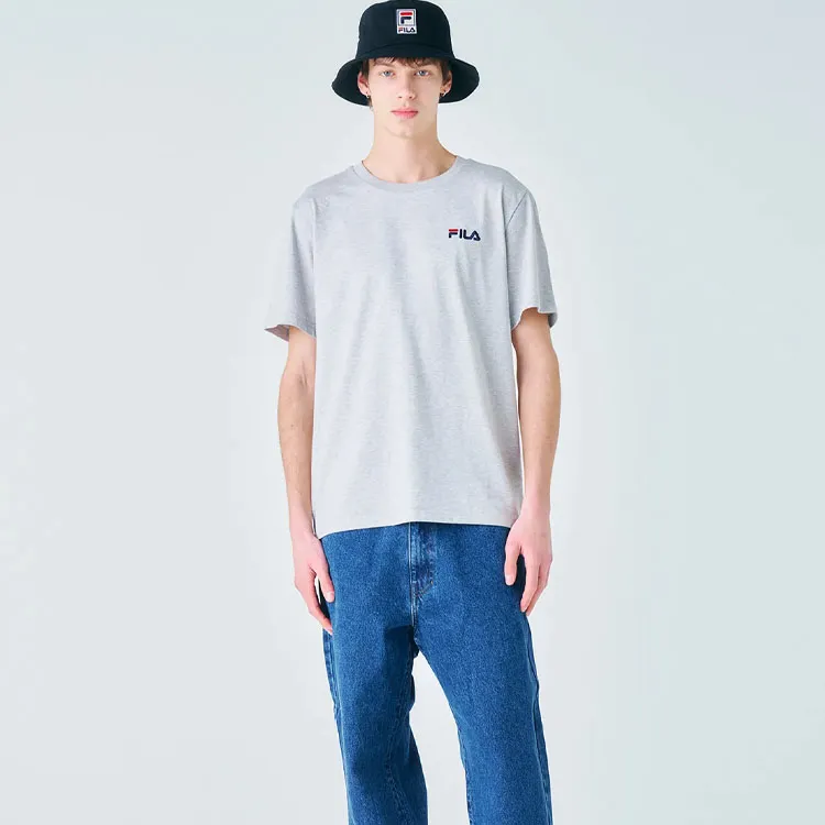 FILA T Shirts Unisex Gray-5