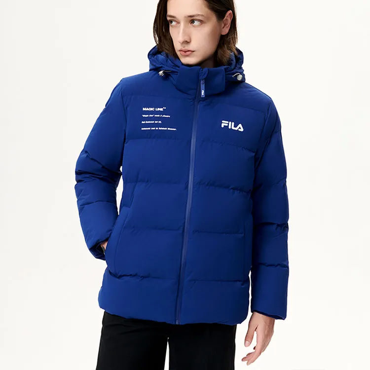 FILA Down Jacket Winter Men's Deep Cobalt Blue-5