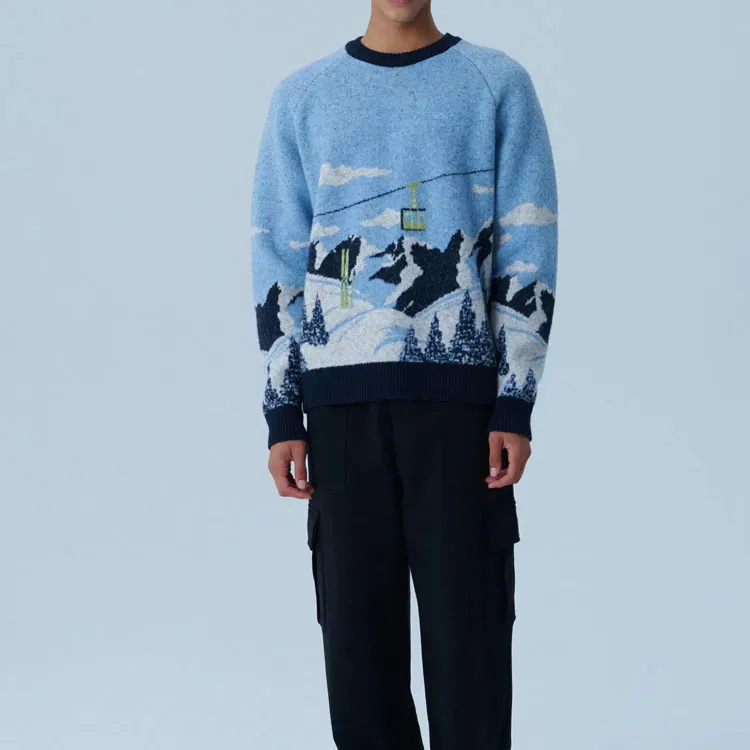 FILA Sweaters Unisex Blue-3