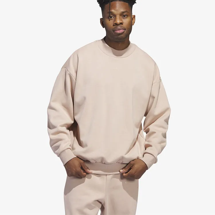 Adidas Sweatshirts Unisex Pearl Smoke Gray-5