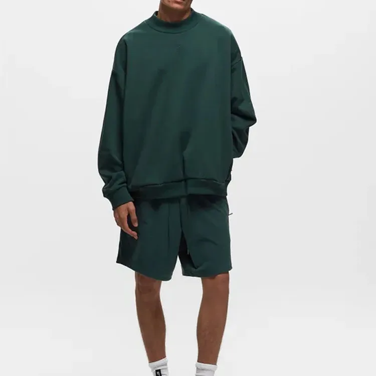 Adidas Sweatshirts Unisex Mineral Green-3