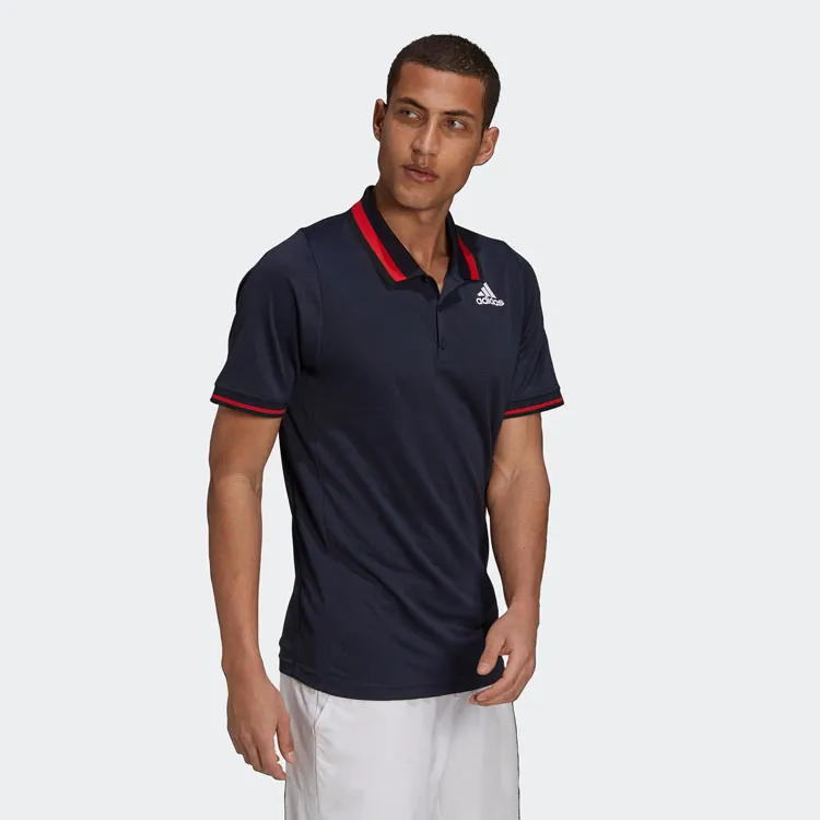 Adidas Polo Shirt Men's Navy Blue-1