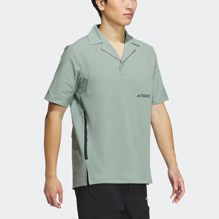 Adidas Polo Shirts Men Dusty Green-1