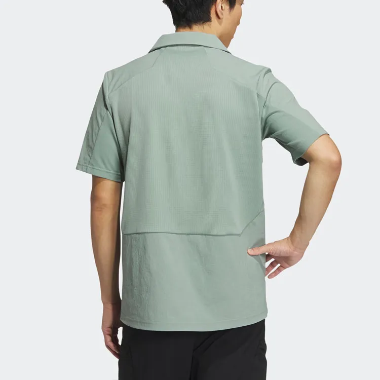 Adidas Polo Shirts Men Dusty Green-2