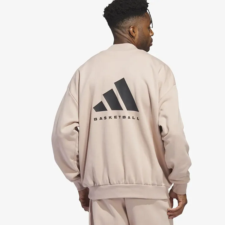 Adidas Sweatshirts Unisex Pearl Smoke Gray-4