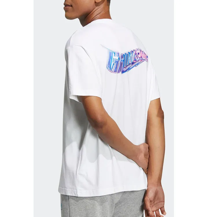 Adidas T Shirts Unisex White-3