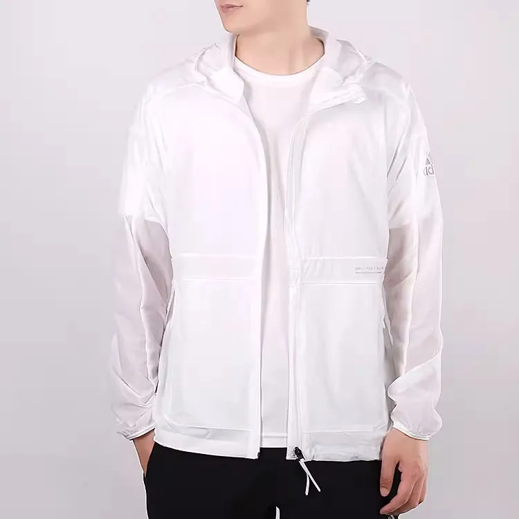 Adidas Windproof Sun Protection Clothing Men's White-4