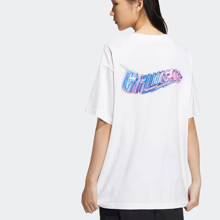 Adidas T Shirts Unisex White-4