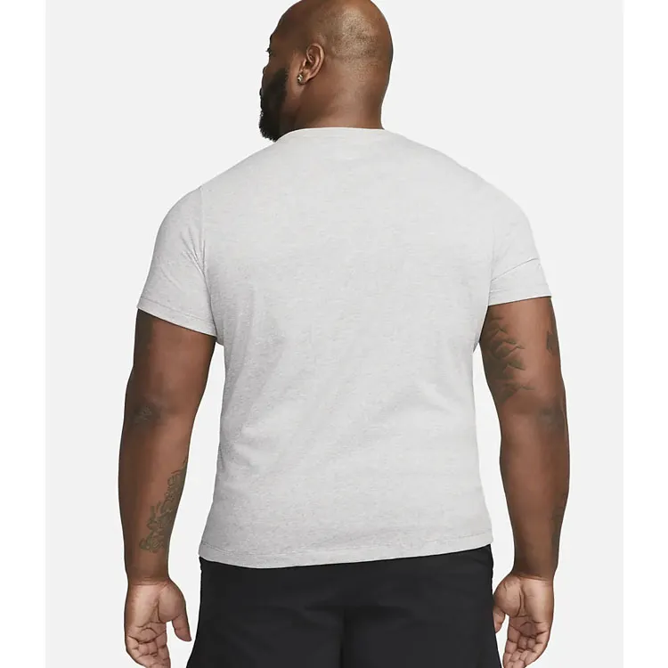 Nike T Shirts Men Silver-4