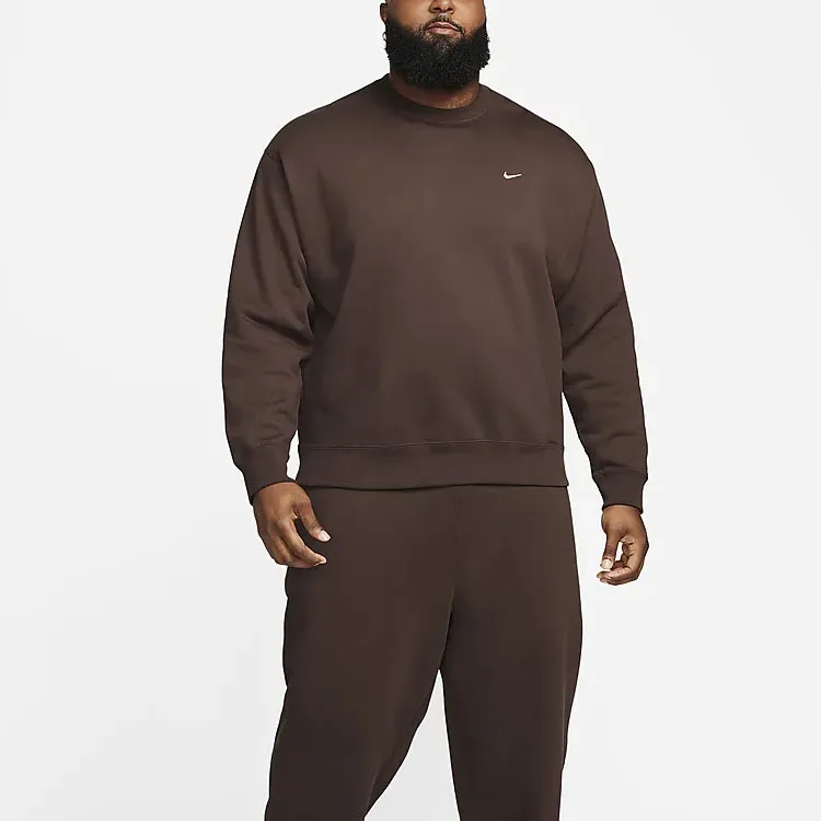 Nike Solo Swoosh Fleece Crewneck Hoodie-4