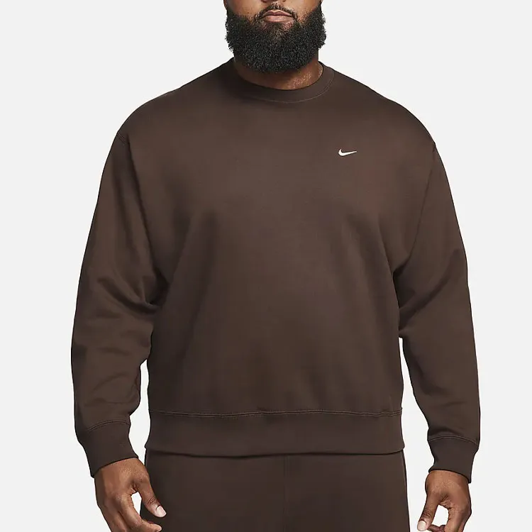 Nike Solo Swoosh Fleece Crewneck Hoodie-3