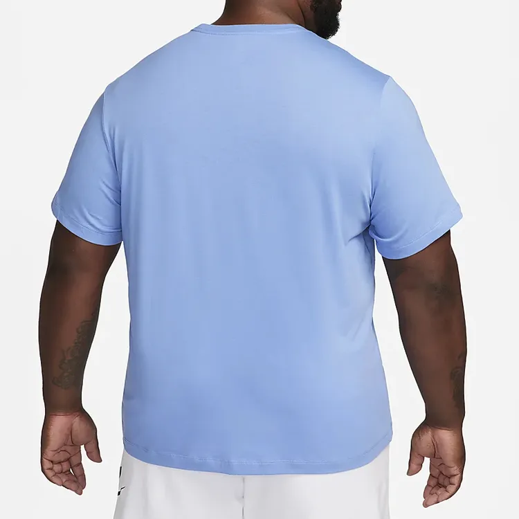 Nike T Shirts Men Lake Blue-4