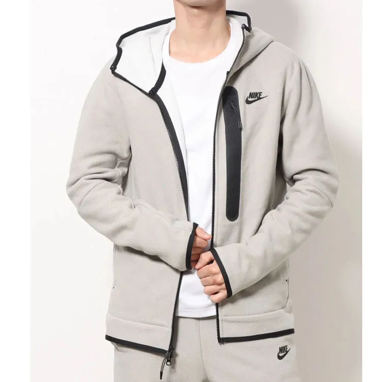 Nike Sweatshirts Men Pebble Gray-4