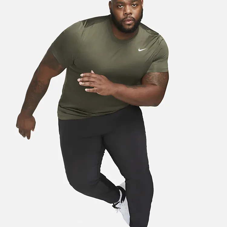 Nike T Shirts Men Army Green-3