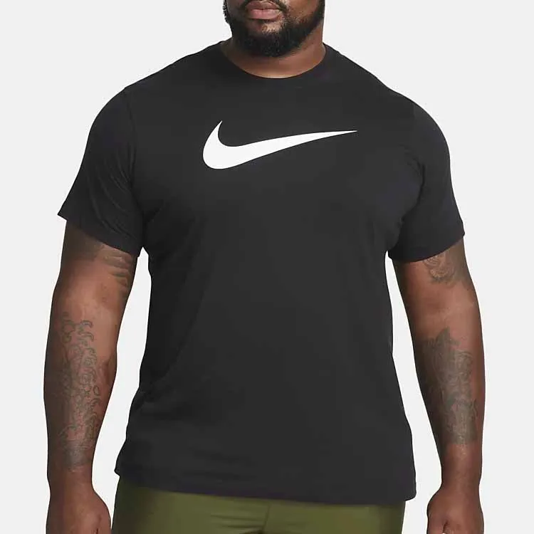 Nike T Shirts Men Black-4