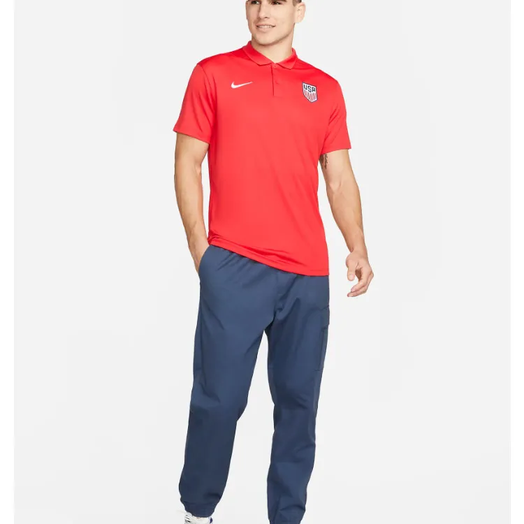 Nike USA Soccer Team Olympic Series Polo Shirt Men's Red-2