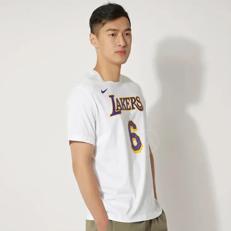 Nike Nba Women's Los Angeles Lakers LeBron James T shirt-3