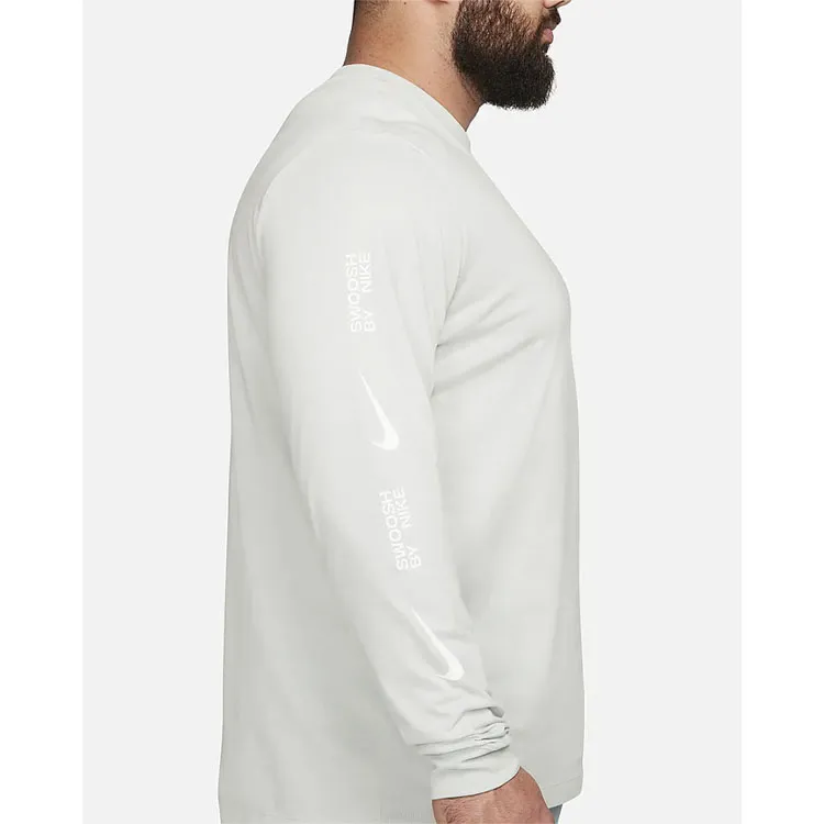 Nike T-Shirts Men Light Gray-4
