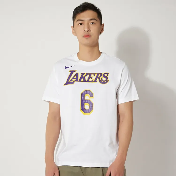 Nike Nba Women's Los Angeles Lakers LeBron James T shirt-2