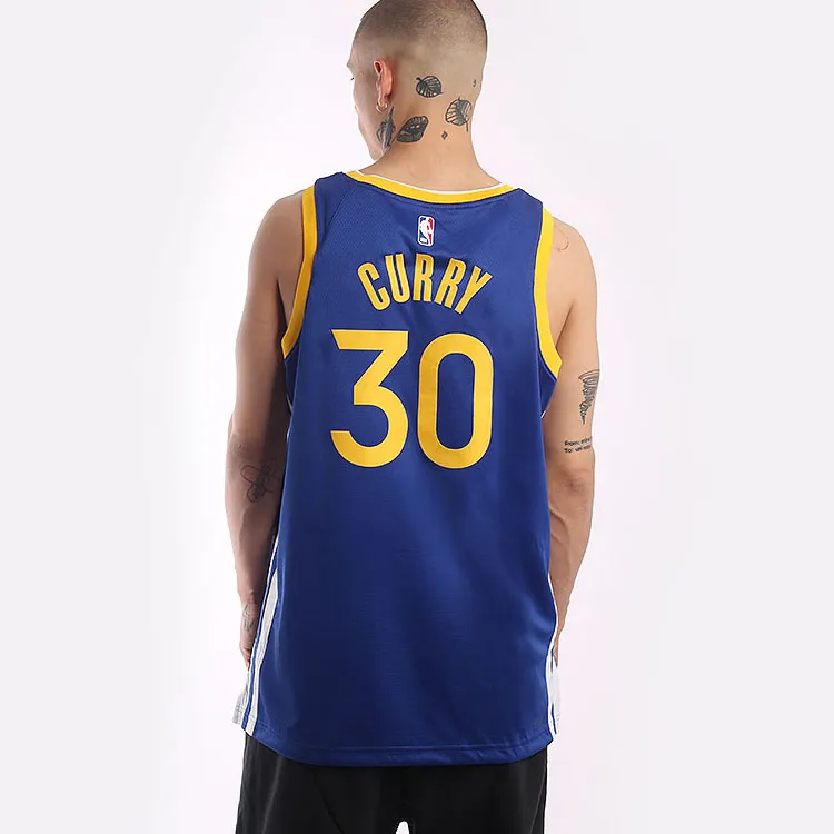 Nike Nba Golden State Warriors Stephen Curry Icon Edition Dri FIT Jersey-5