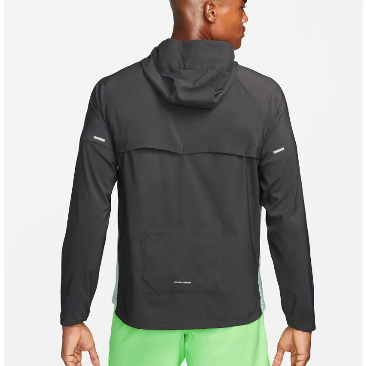 Nike Denim Jackets Men Black-3