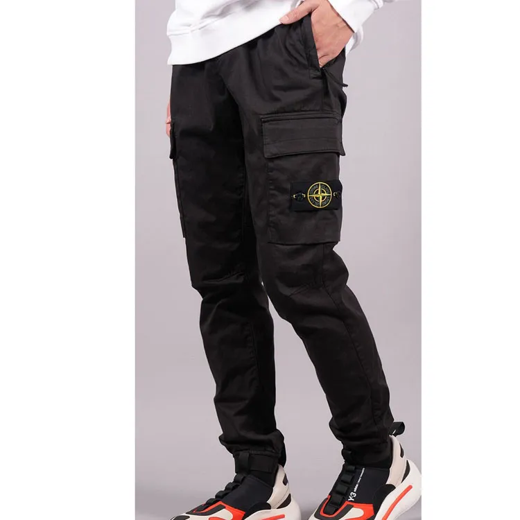 STONE ISLAND Compass patch Cargo Trousers-5