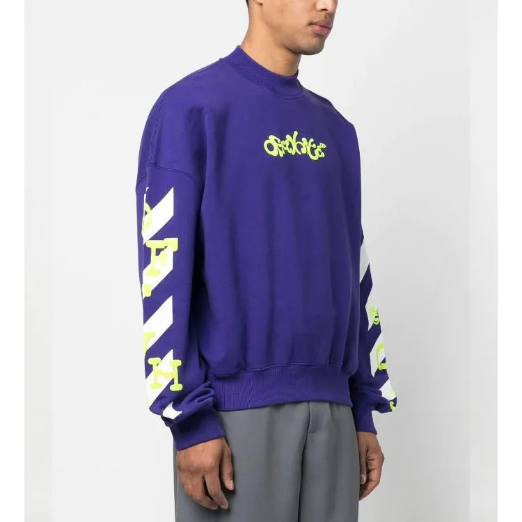 OFF WHITE Opposite Arrow Boxy Crewneck-3