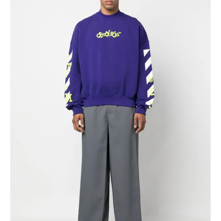 OFF WHITE Opposite Arrow Boxy Crewneck-4
