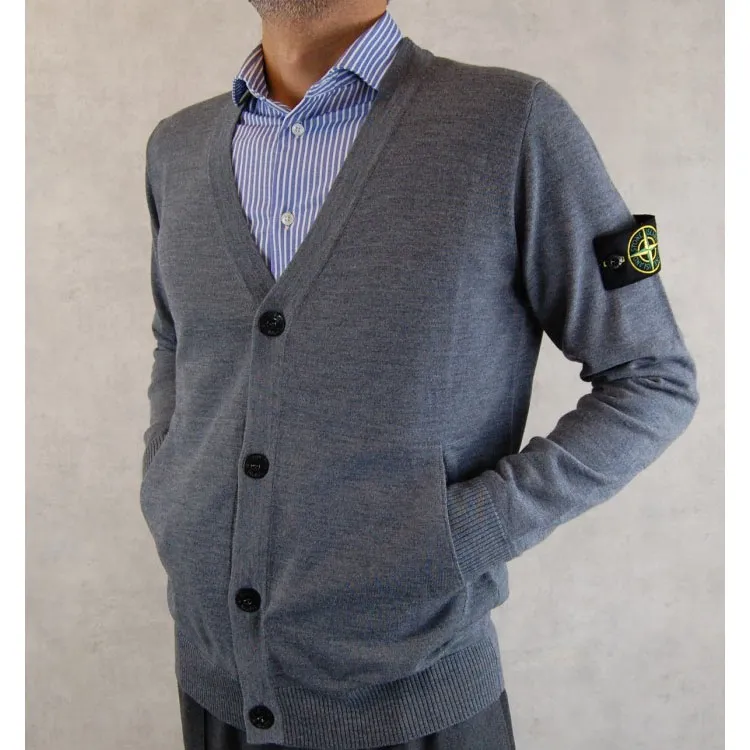 STONE ISLAND FW22 Sweater Men's Gray-3