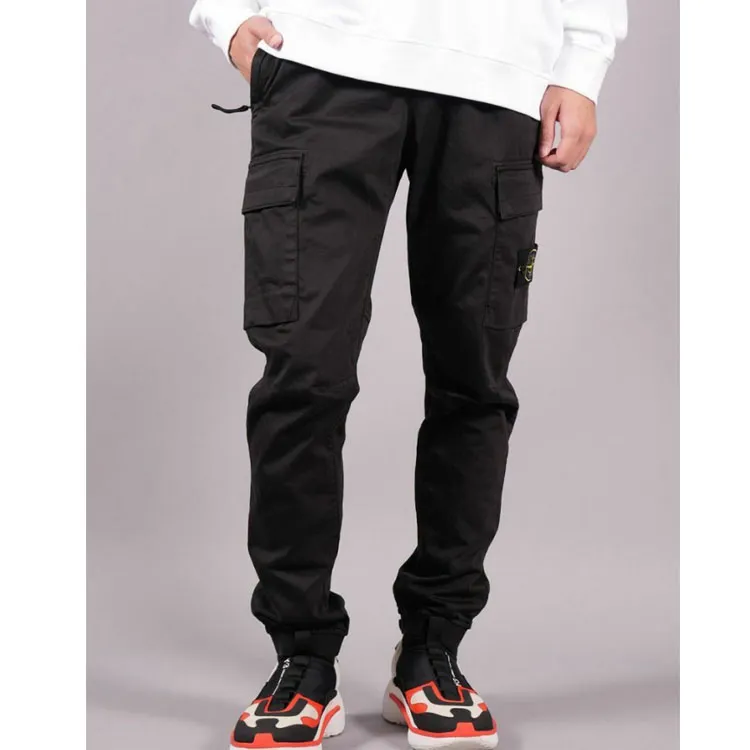 STONE ISLAND Compass patch Cargo Trousers-4