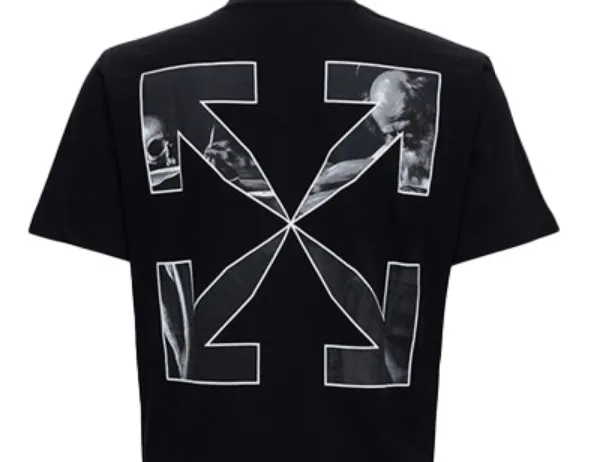 OFF-WHITE Slim Fit Caravaggio Saint Jerome Writing Arrows T