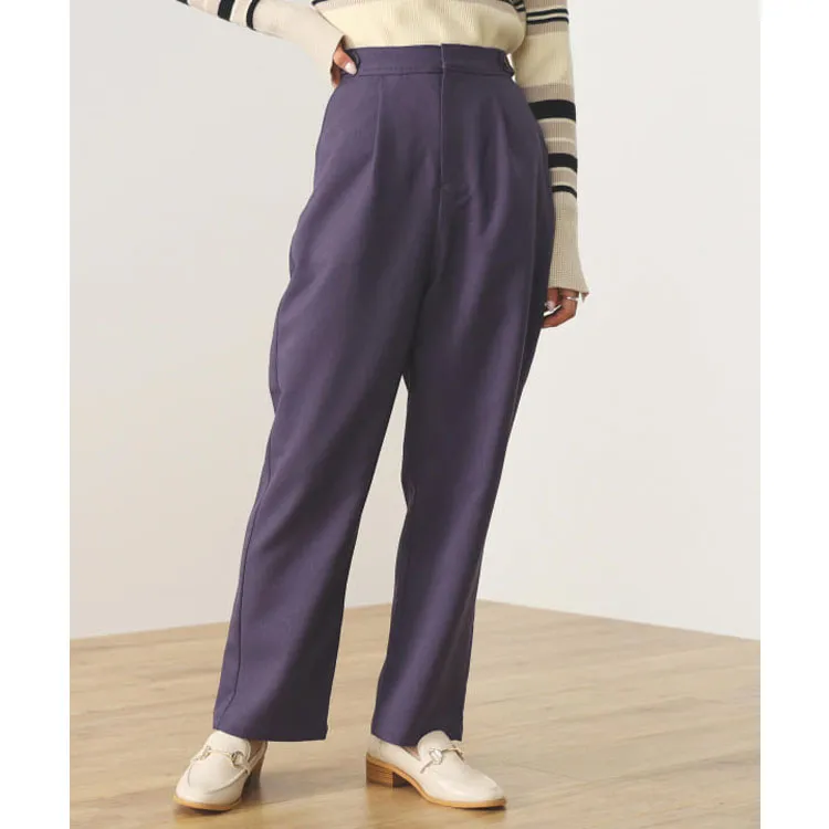 Beams Casual Pants Women's Purple-4