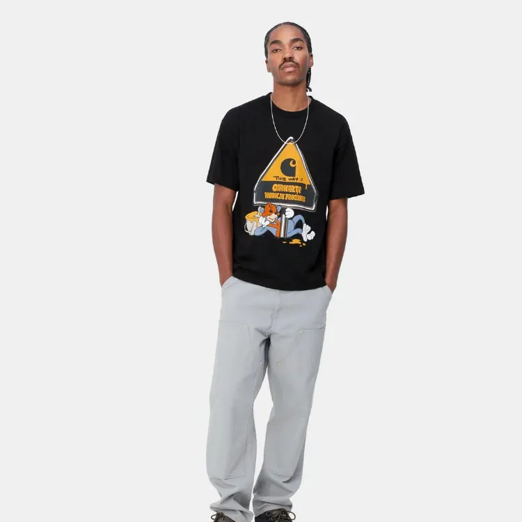 Carhartt WIP T Shirts Men Black-2