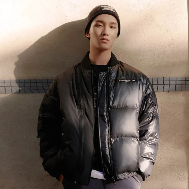 LiNing Down Jacket Winter Unisex Black-4