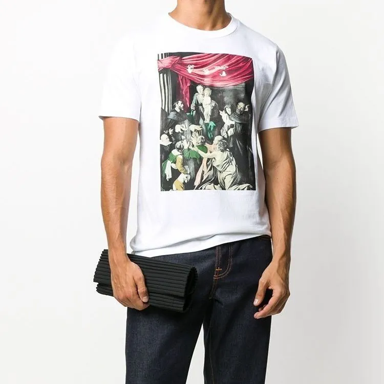 OFF WHITE FW20 T Shirt Men's White-5