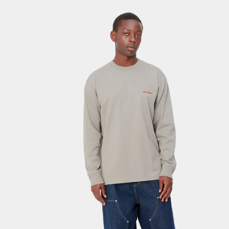 Carhartt WIP Long Sleeve American Script T shirt-2