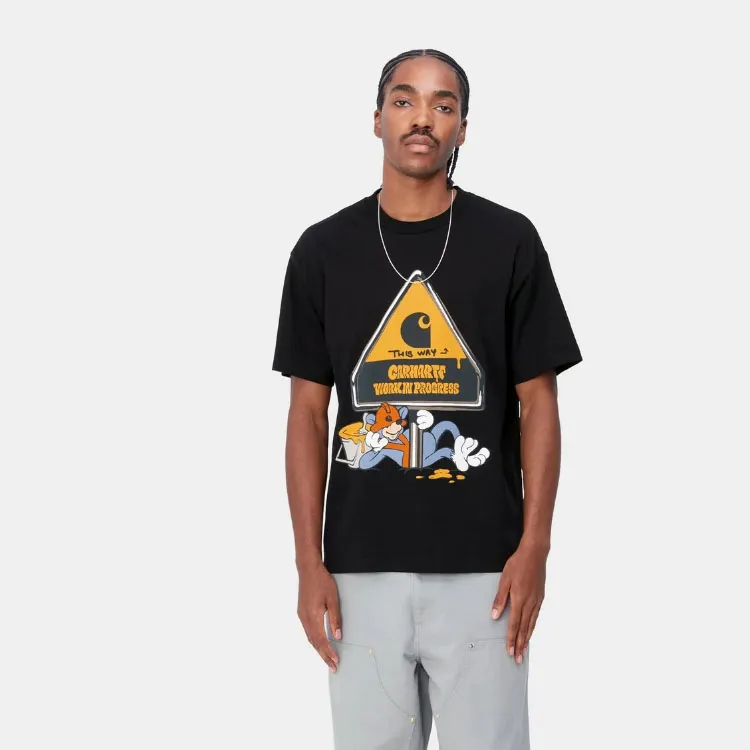 Carhartt WIP T Shirts Men Black-3