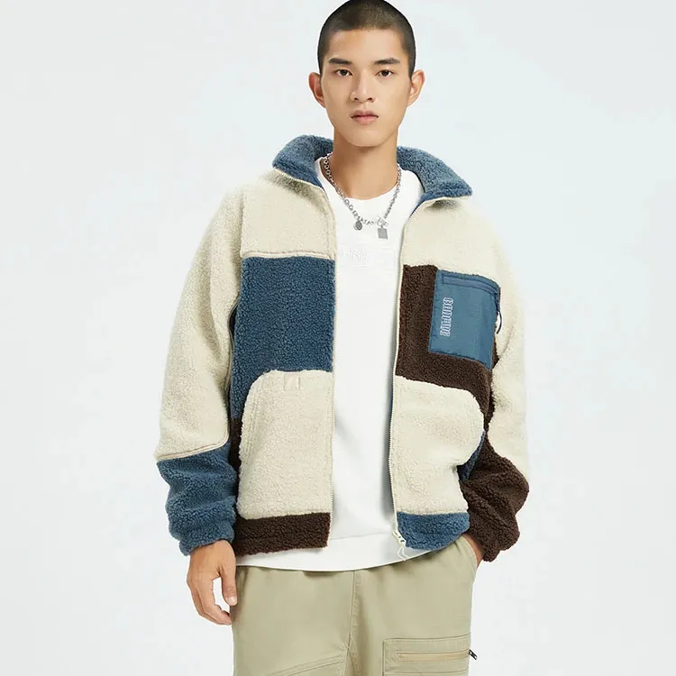 LiNing Jackets Coats Men's Dusty Khaki Slate Blue Earth Brown-2